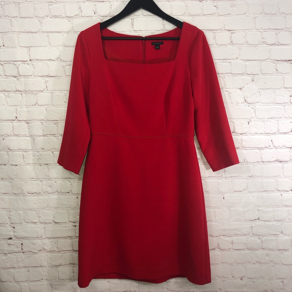 Ann Taylor Red Dress